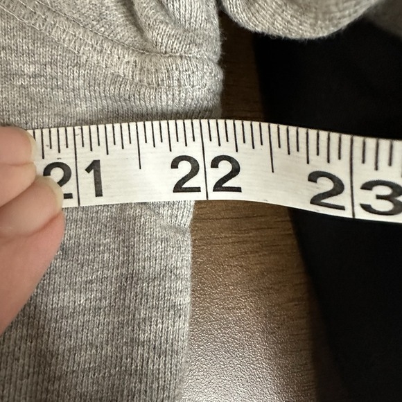 Draper James Heather Gray Sweatshirt with Navy Script - Picture 8 of 9